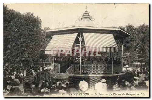 Ansichtskarte AK Kiosque de musique Saint Cloud Le parc