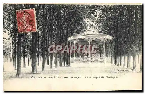 Cartes postales Kiosque de musique Terrasse de Saint Germain en Laye