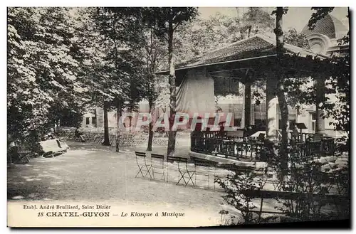 Cartes postales Kiosque a musique Chatelguyon