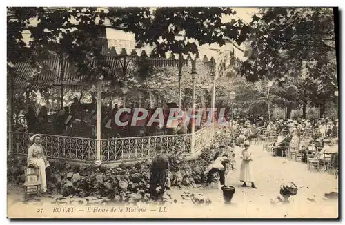 Cartes postales Kiosque Royat L&#39heure de la musique