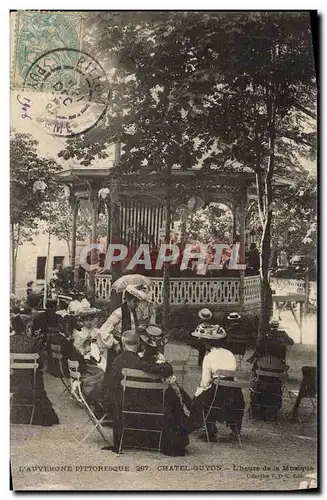 Cartes postales Kiosque Chatelguyon L&#39heure de la musique