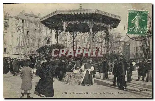 Ansichtskarte AK Kiosque de la place d&#39armes Toulon