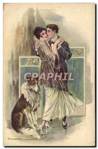 Cartes postales Chien Chiens Femme Danse