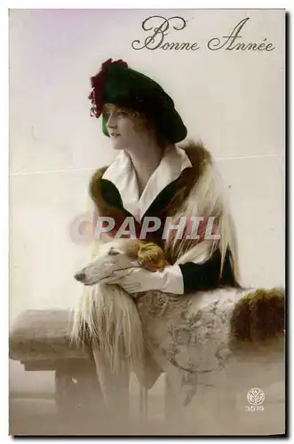 Cartes postales Chien Chiens Femme