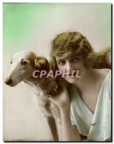 Cartes postales Chien Chiens Femme