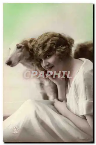 Cartes postales Chien Chiens Femme