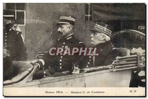 Cartes postales Militaria General C de Castelnau