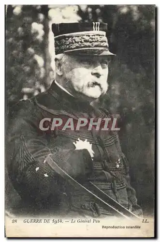 Cartes postales Militaria Le general pau