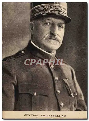 Cartes postales Militaria General de Castelnau