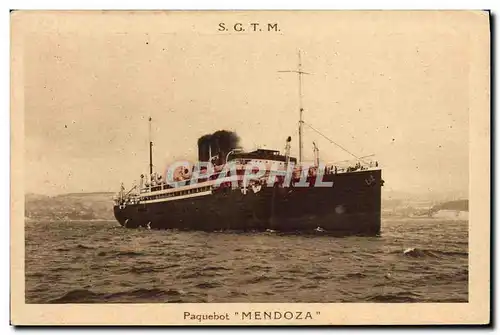 Ansichtskarte AK Bateau SGTM Paquebot Mendoza