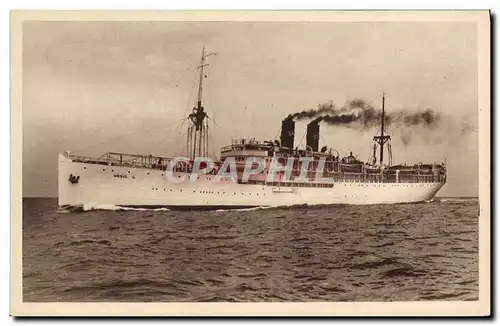 Cartes postales Bateau Compagnie de Navigation Mixte Parquet Marseille Paquebot Medie II