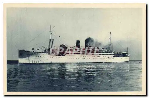 Ansichtskarte AK Bateau Compagnie de Navigation Mixte Parquet Marseille Paquebot Marechal Lyautey