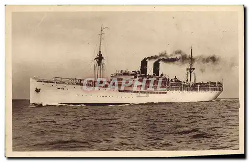 Cartes postales Bateau Compagnie de Navigation Mixte Parquet Marseille Paquebot Medie II