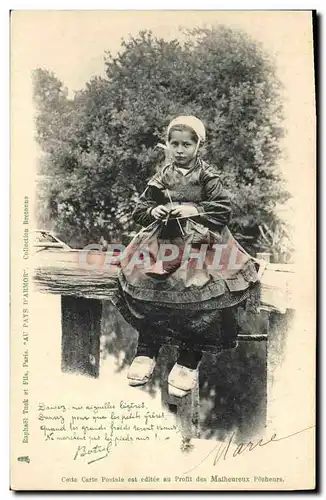 Cartes postales Folklore Botrel Enfant