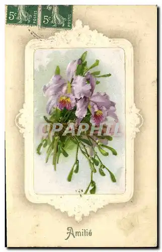 Cartes postales Fantaisie Fleurs