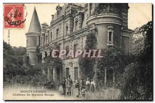 Cartes postales Chasse Montfermeil Chateau de Maison Rouge Chasseur