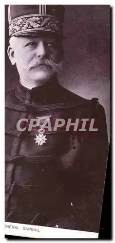 Cartes postales Militaria Le general Sarrail