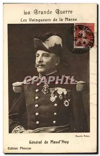 Cartes postales Militaria Vainqueurs de la Marne General de Maud&#39Huy
