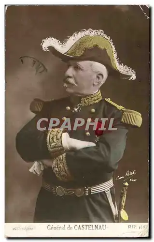 Ansichtskarte AK Militaria General de Castelnau