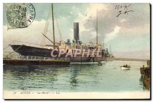 Cartes postales Bateau Alger La Marsa