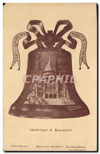 Cartes postales Cloche Sacre Coeur de Montmartre Paris