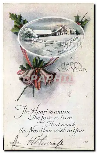 Cartes postales Cloche Nouvel An