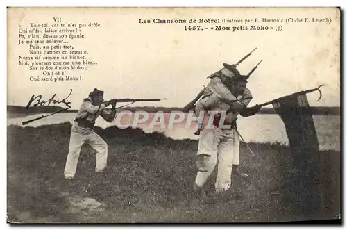 Ansichtskarte AK Folklore Botrel Les chansons de Botrel illustrees Mon petit Moko