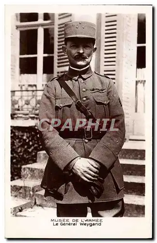 Cartes postales Militaria Paris Musee de l&#39armee Le general Weygand