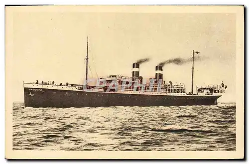 Cartes postales Bateau Paquebot Fabre line Madonna