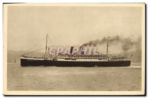 Cartes postales Bateau Paquebot Cie Paquet SS Marechal Lyautey