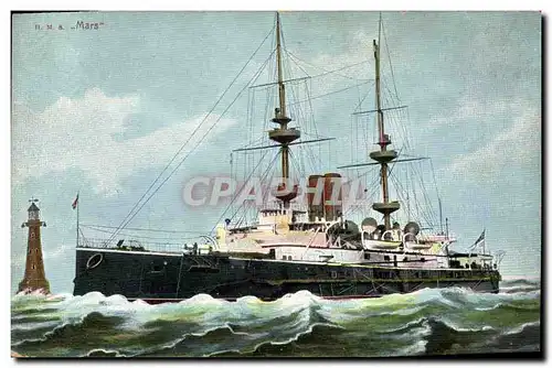 Ansichtskarte AK Bateau HMS Mars