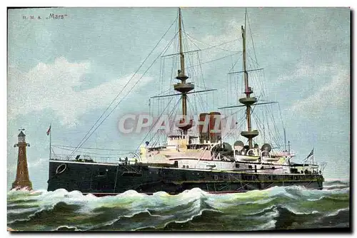 Cartes postales Bateau HMS Mars