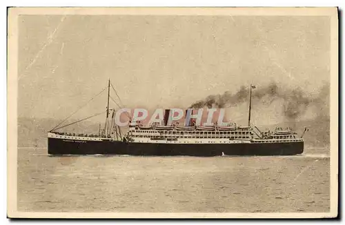 Cartes postales Bateau Paquebot SS Marechal Lyautey Cie Paquet