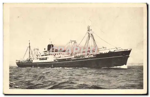 Cartes postales Bateau Paquebot Compagnie des Messageries Maritimes Le navire de charge Meinam