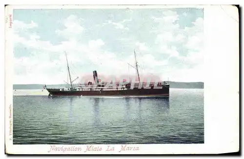 Ansichtskarte AK Bateau Paquebot Navigation Mixte La Marsa