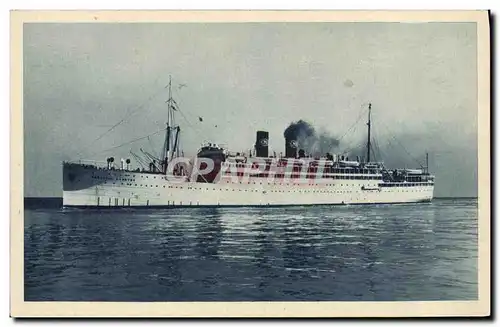 Cartes postales Bateau Paquebot Marechal Lyautey Paquet Marseille
