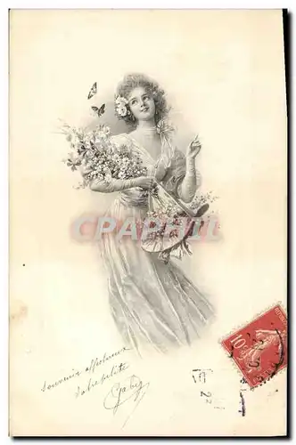 Cartes postales Fantaisie Femme