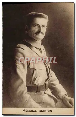 Cartes postales Militaria General Mangin