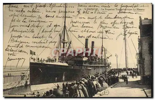 Cartes postales Bateau Paquebot Transatlantique La Navarre St Nazaire