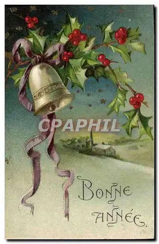 Cartes postales Cloche Bonne annee