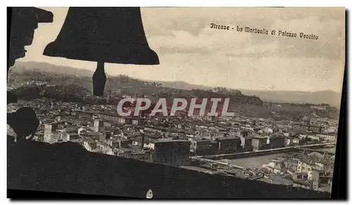 Cartes postales Cloche Firenze Palazzo Vecchio