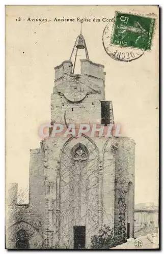 Cartes postales Cloche Avignon Ancienne eglise des cordiers