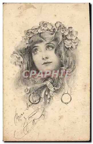 Cartes postales Fantaisie Femme