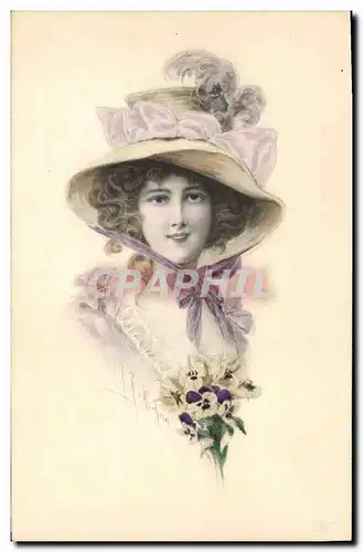 Cartes postales Fantaisie Femme