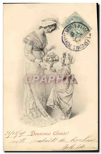 Cartes postales Fantaisie Femme Enfant