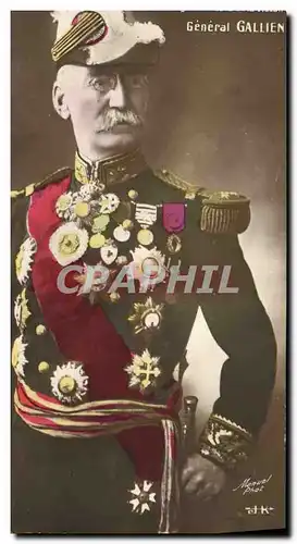 Cartes postales Militaria General Gallieni