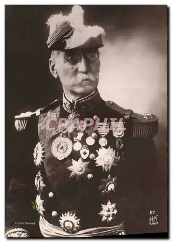 Ansichtskarte AK Militaria General Gallieni L&#39energique defenseur de Paris