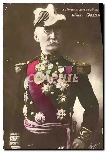 Cartes postales Militaria General Gallieni