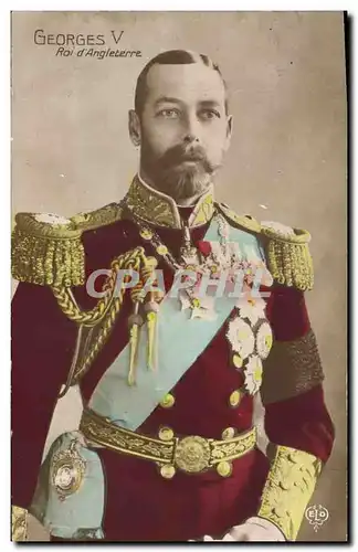 Ansichtskarte AK Militaria George V Roi d&#39Angleterre