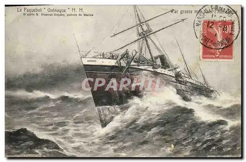 Cartes postales Bateau Paquebot Orenoque